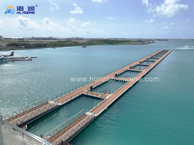 สิ่งอำนวยความสะดวกการจอดเรือแบบกำหนดเอง โป๊ะอลูมิเนียมอะโนไดซ์